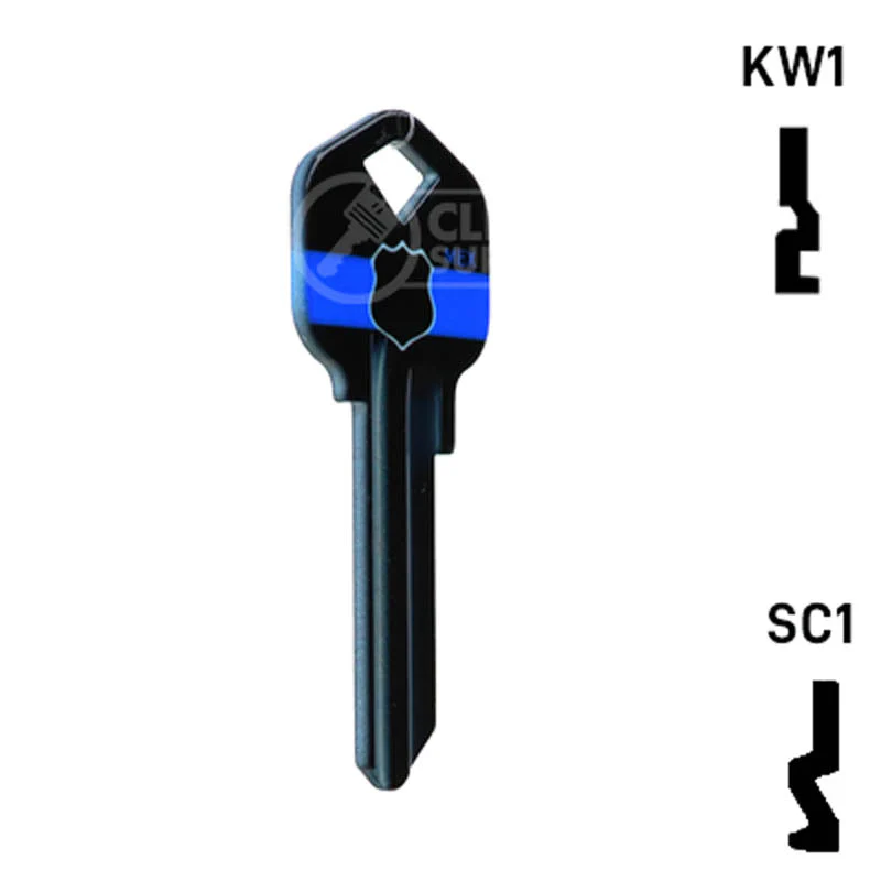 Happy Keys- Police Key (Choose Keyway) - Image 16