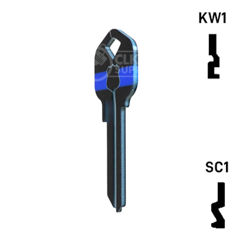 Happy Keys- Police Key (Choose Keyway) - Image 21