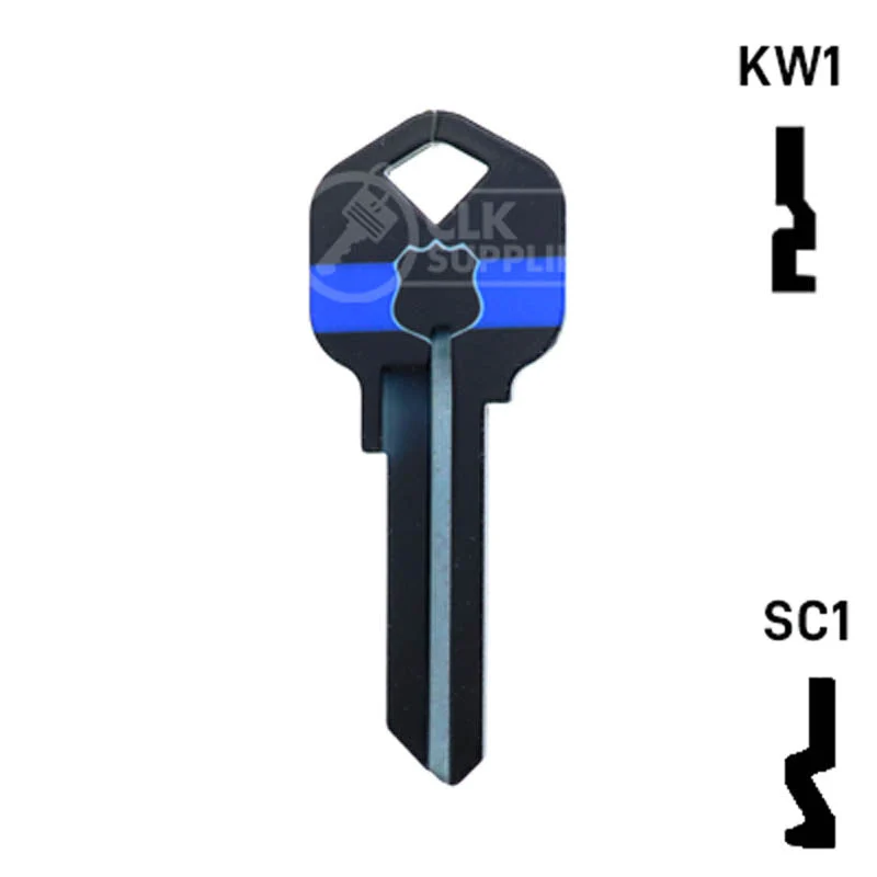 Happy Keys- Police Key (Choose Keyway) - Image 24