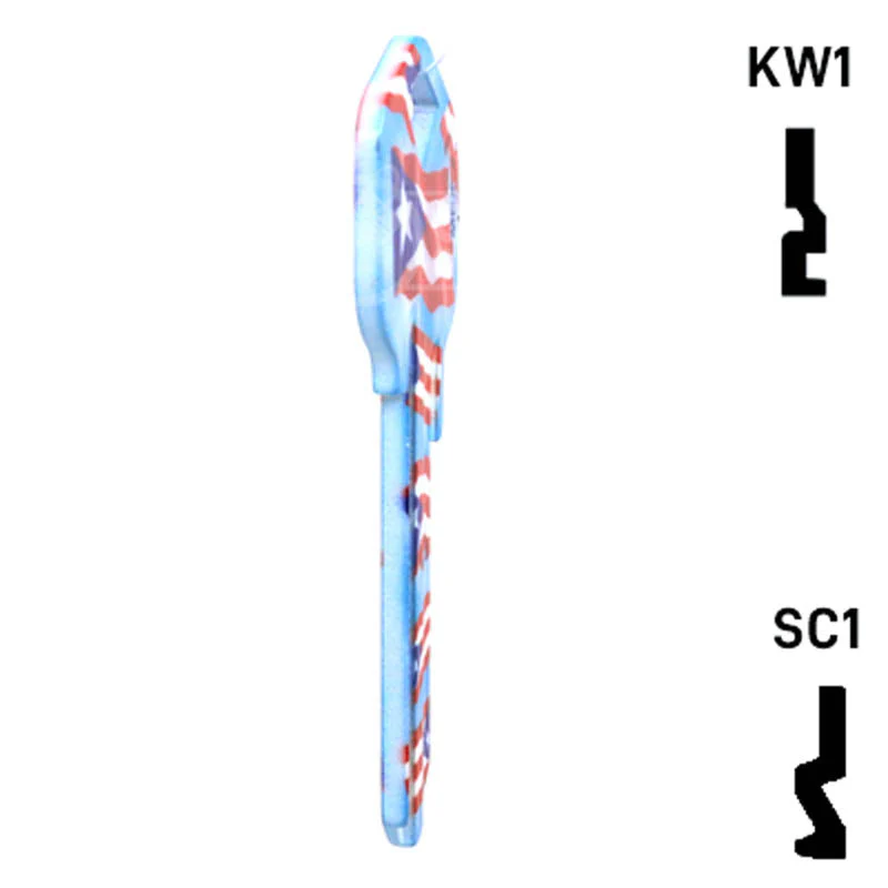 Happy Keys- Puerto Rican Flag Key (Choose Keyway) - Image 19