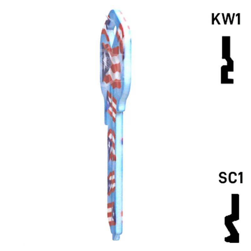 Happy Keys- Puerto Rican Flag Key (Choose Keyway) - Image 21