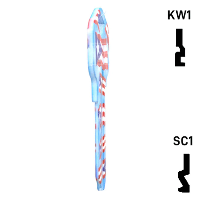 Happy Keys- Puerto Rican Flag Key (Choose Keyway) - Image 7