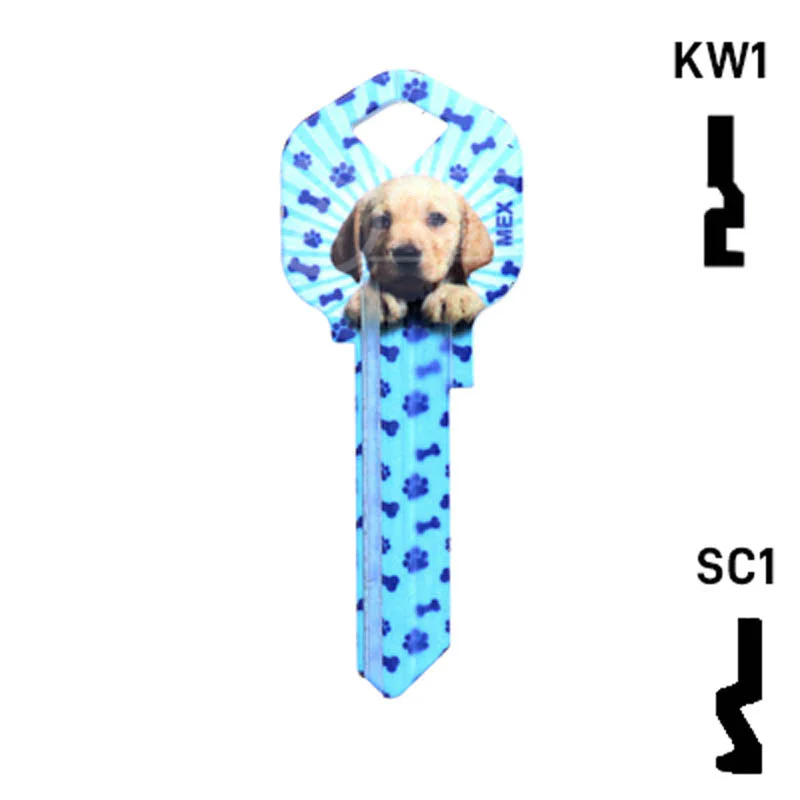 Happy Keys- Puppy Key (Choose Keyway) - Image 12