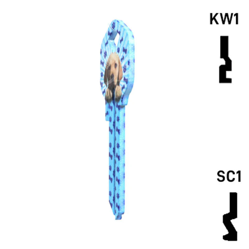 Happy Keys- Puppy Key (Choose Keyway) - Image 20