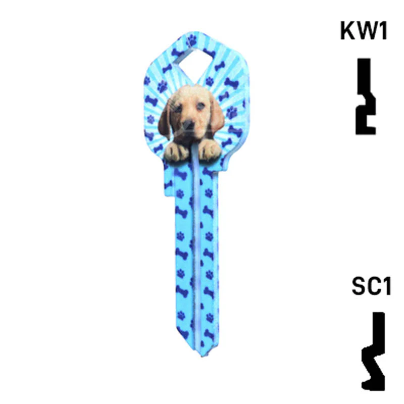 Happy Keys- Puppy Key (Choose Keyway) - Image 22