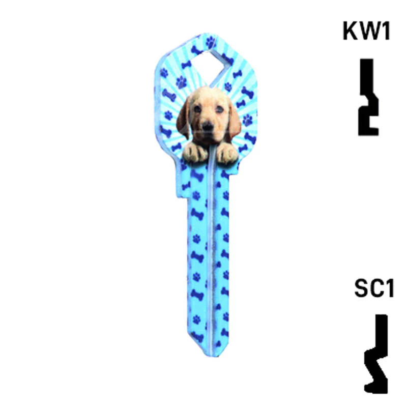 Happy Keys- Puppy Key (Choose Keyway) - Image 3