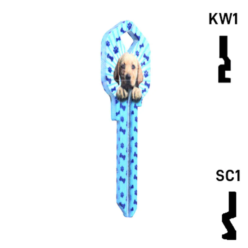 Happy Keys- Puppy Key (Choose Keyway) - Image 4