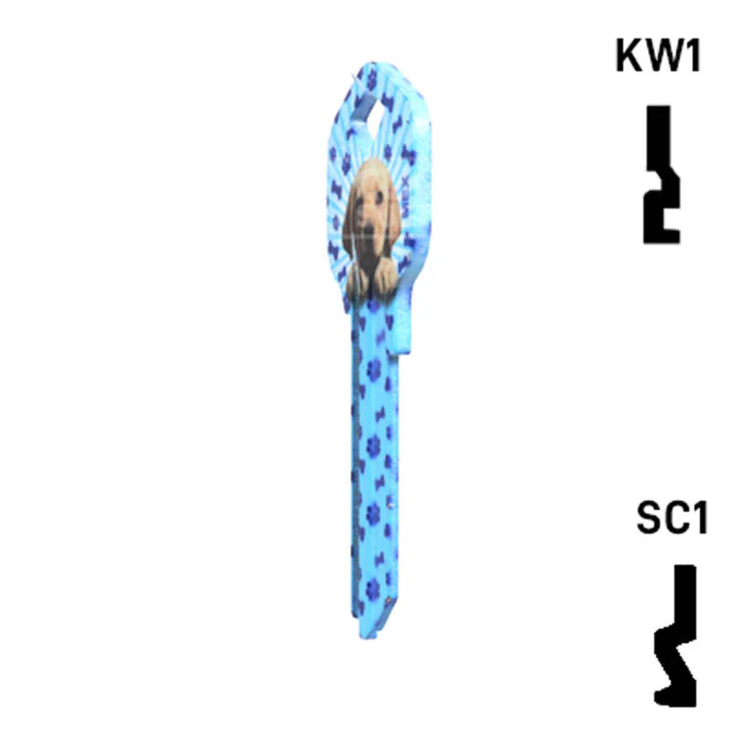 Happy Keys- Puppy Key (Choose Keyway) - Image 8