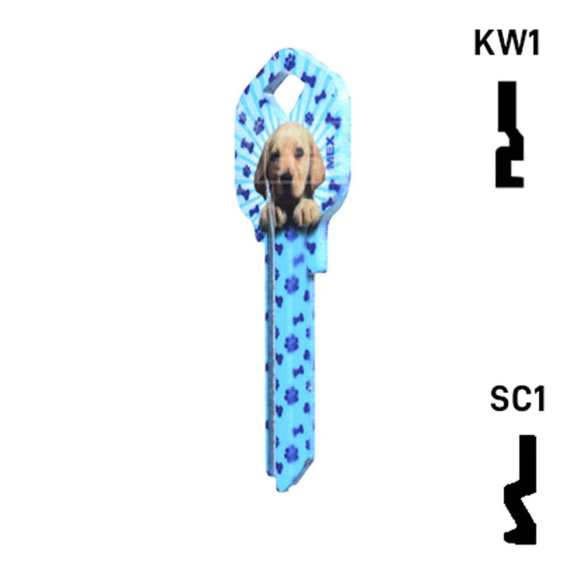 Happy Keys- Puppy Key (Choose Keyway) - Image 9