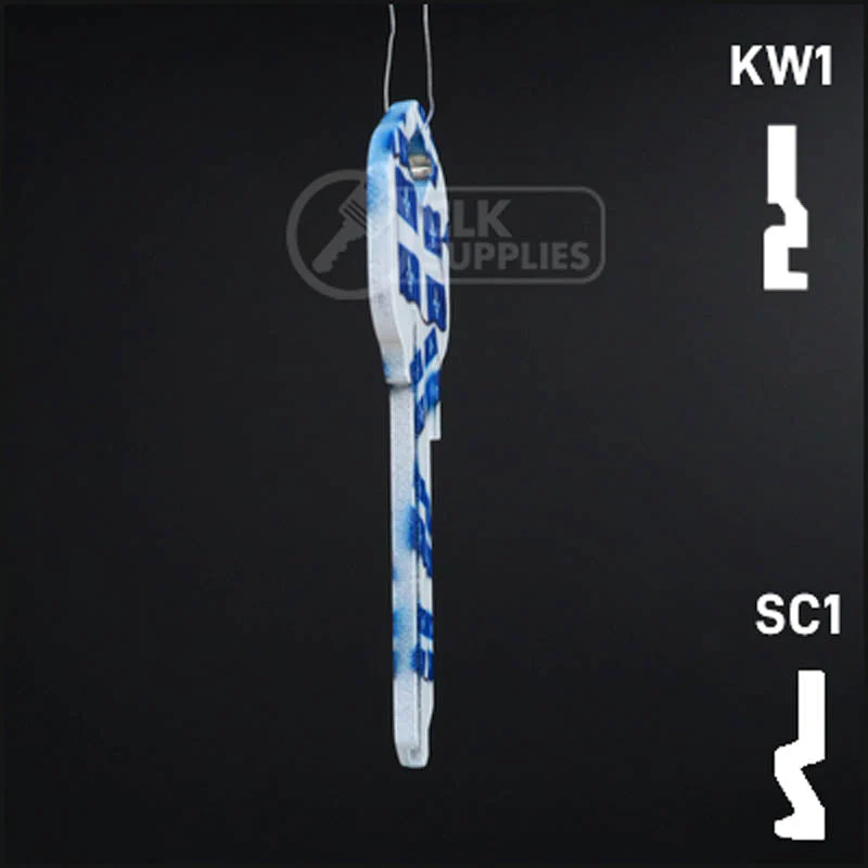 Happy Keys- Quebec Flag Key (Choose Keyway) - Image 19