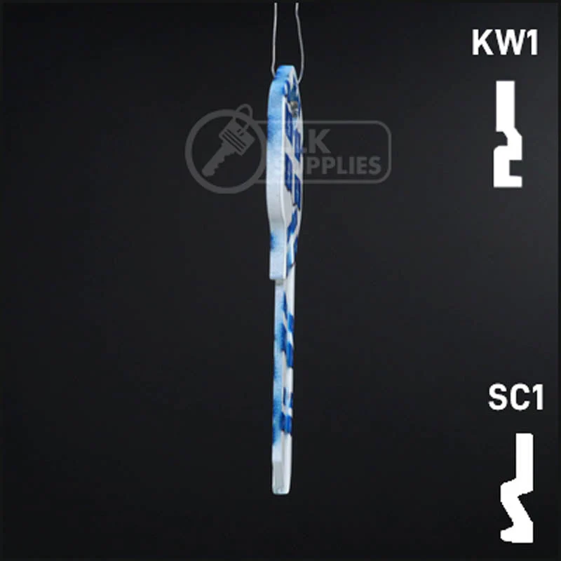 Happy Keys- Quebec Flag Key (Choose Keyway) - Image 7