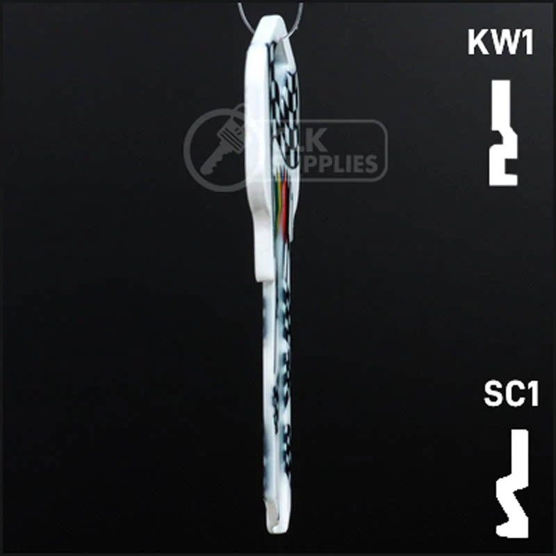 Happy Keys- Racing Flags Key (Choose Keyway) - Image 7