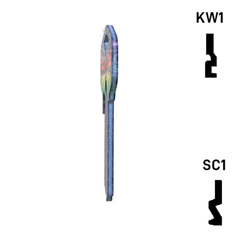 Happy Keys- Rainbow Butterfly Key (Choose Keyway) - Image 20