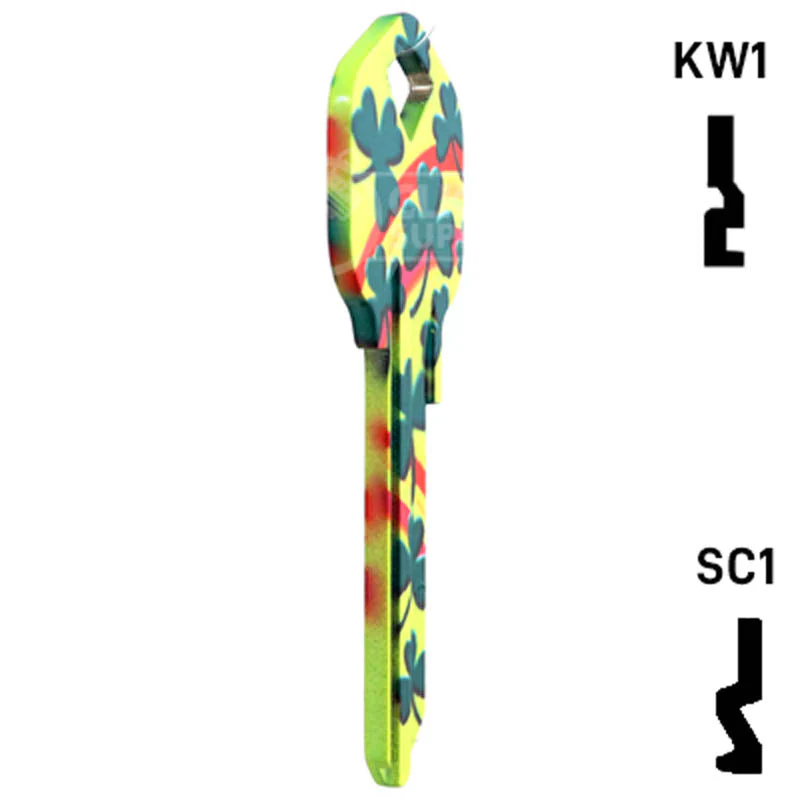 Happy Keys- Rainbow Clover Key (Choose Keyway) - Image 18