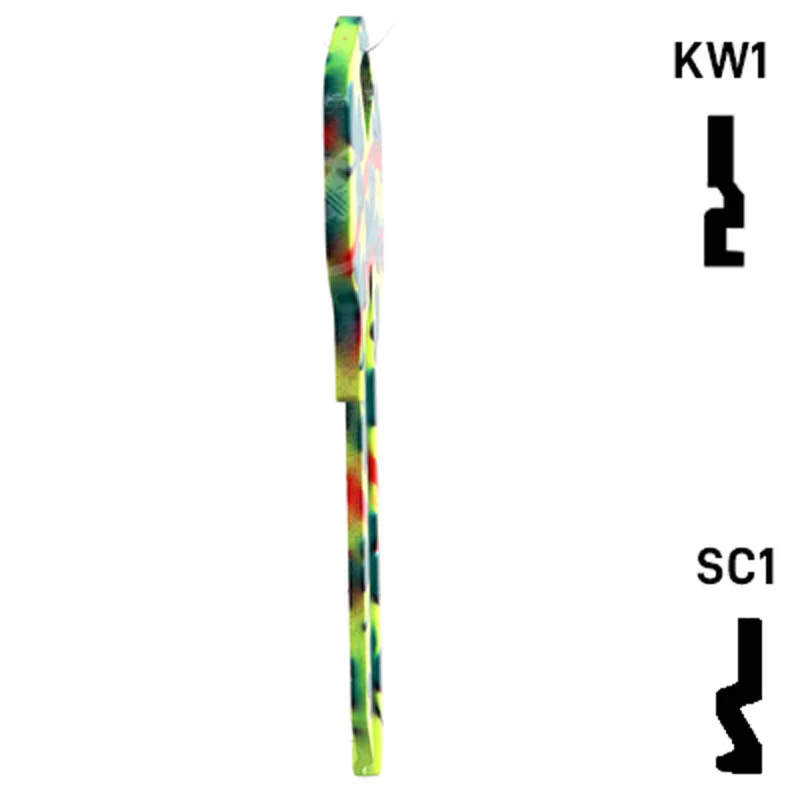 Happy Keys- Rainbow Clover Key (Choose Keyway) - Image 7