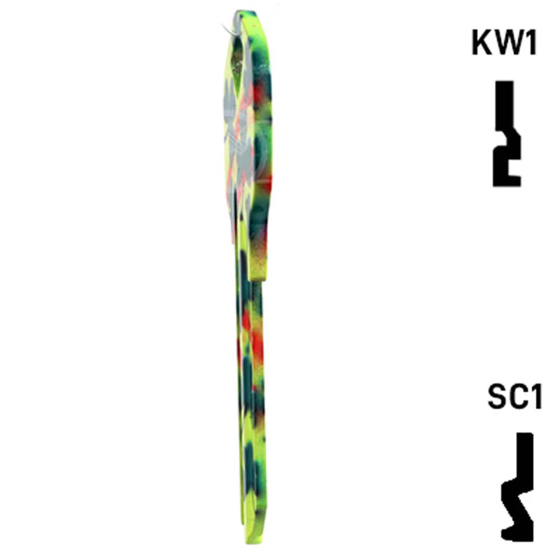 Happy Keys- Rainbow Clover Key (Choose Keyway) - Image 8