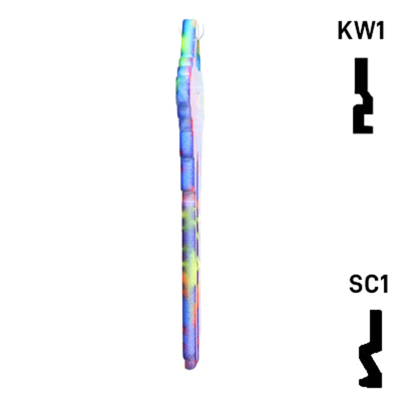 Happy Keys- Rainbow Swirl Key (Choose Keyway) - Image 19