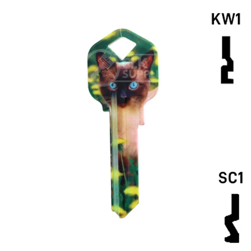 Happy Keys- Siamese Key (Choose Keyway) - Image 24