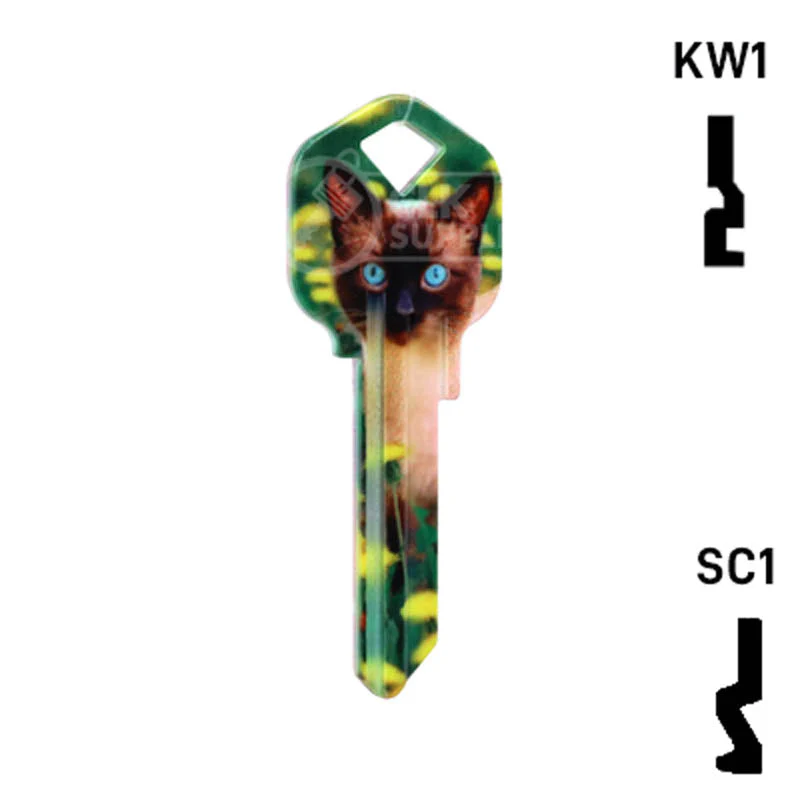 Happy Keys- Siamese Key (Choose Keyway) - Image 3