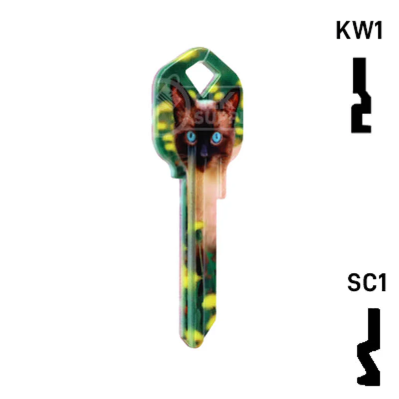 Happy Keys- Siamese Key (Choose Keyway) - Image 4