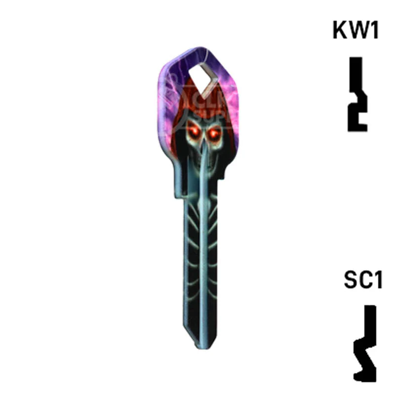 Happy Keys- Skeleton Key (Choose Keyway) - Image 5