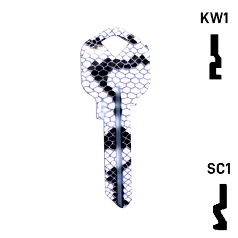 Happy Keys- Snakeskin Key (Choose Keyway) - Image 2
