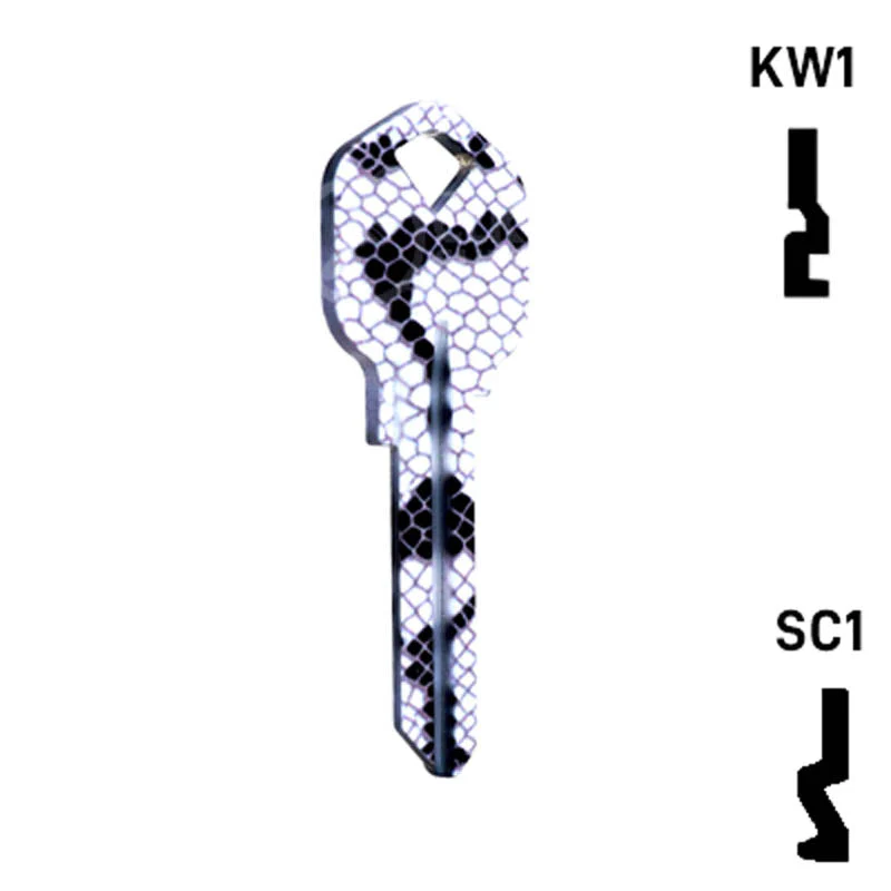 Happy Keys- Snakeskin Key (Choose Keyway) - Image 4