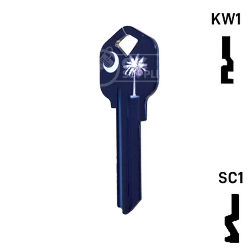 Happy Keys- South Carolina Flag SC1 Key (Choose Keyway) - Image 11