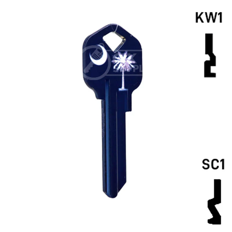 Happy Keys- South Carolina Flag SC1 Key (Choose Keyway) - Image 16