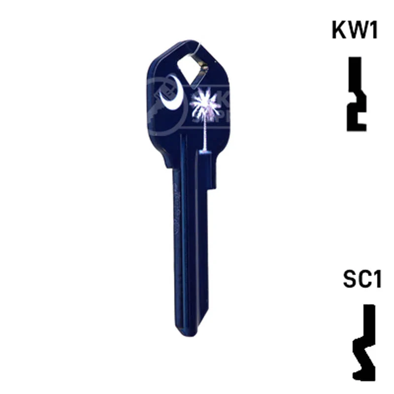 Happy Keys- South Carolina Flag SC1 Key (Choose Keyway) - Image 17