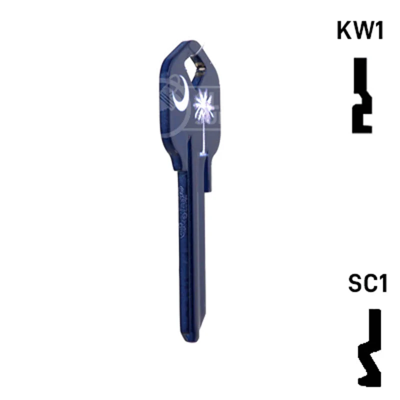 Happy Keys- South Carolina Flag SC1 Key (Choose Keyway) - Image 18