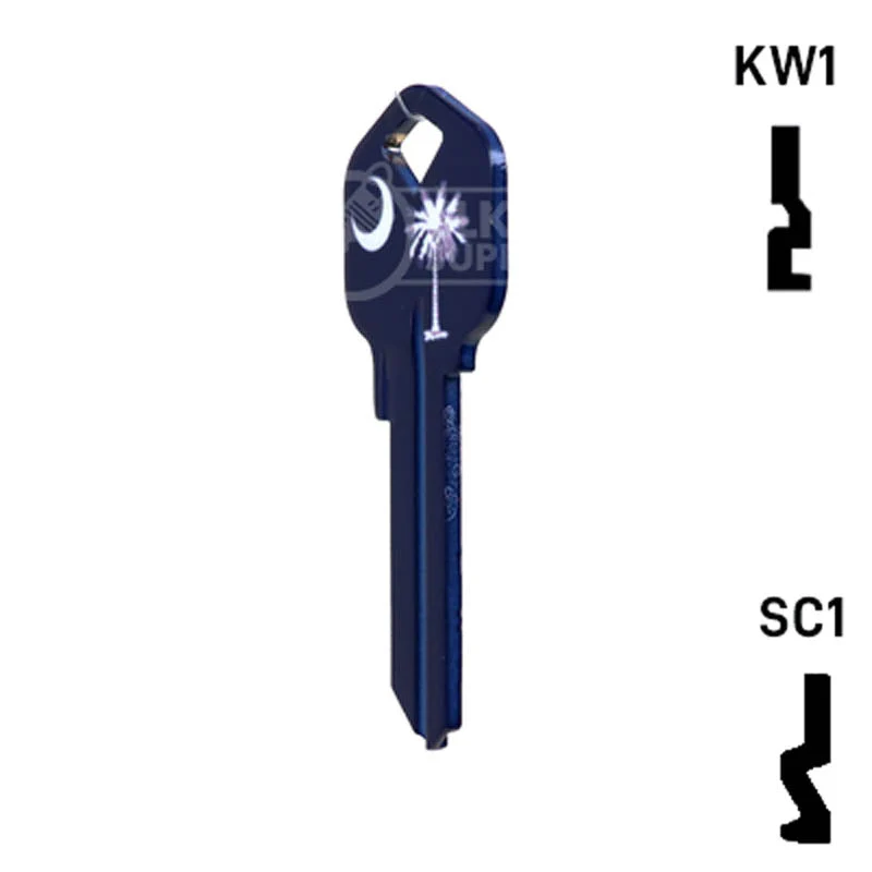 Happy Keys- South Carolina Flag SC1 Key (Choose Keyway) - Image 22