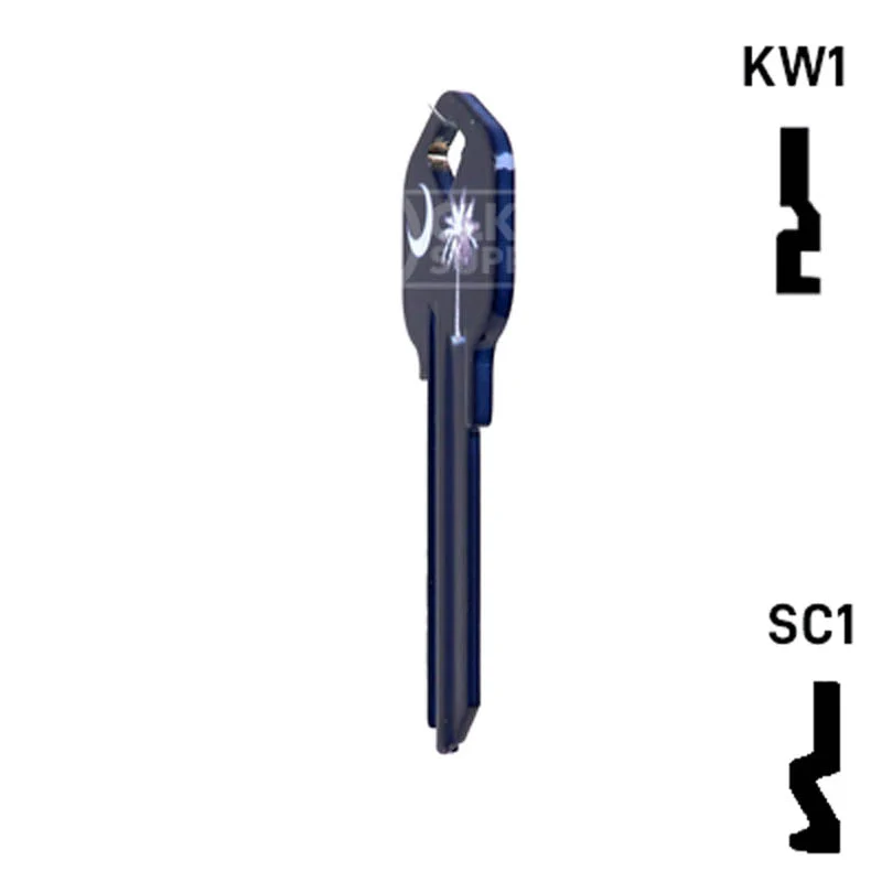 Happy Keys- South Carolina Flag SC1 Key (Choose Keyway) - Image 9