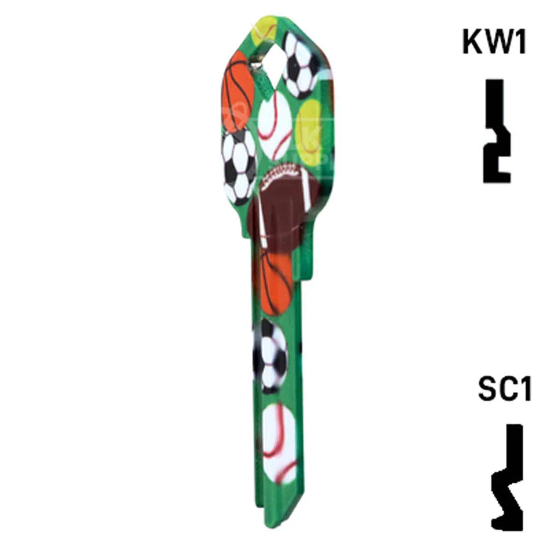 Happy Keys- Sports Key (Choose Keyway) - Image 10