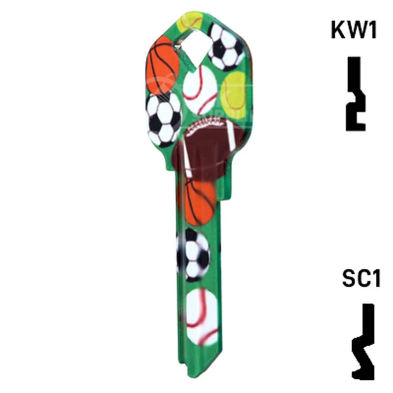 Happy Keys- Sports Key (Choose Keyway) - Image 11