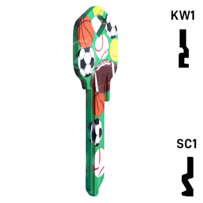 Happy Keys- Sports Key (Choose Keyway) - Image 18