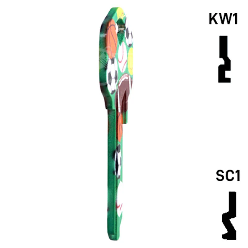 Happy Keys- Sports Key (Choose Keyway) - Image 19