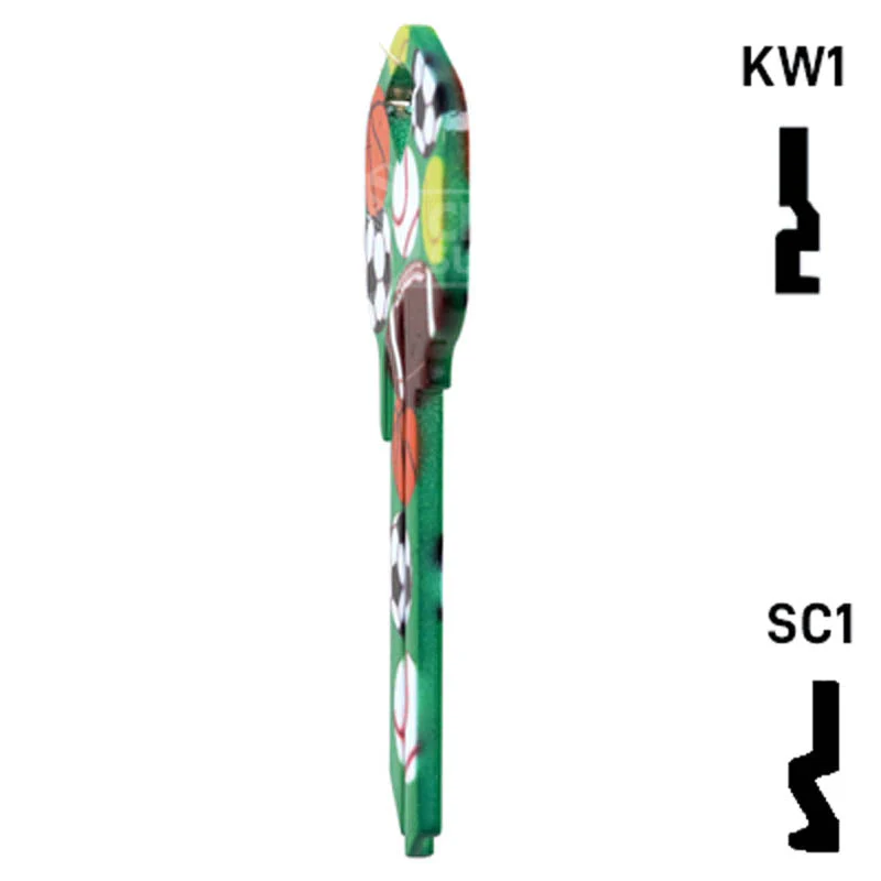 Happy Keys- Sports Key (Choose Keyway) - Image 21