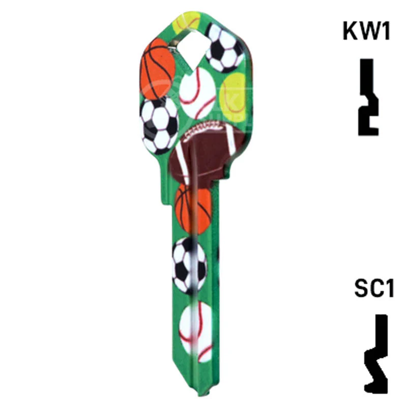 Happy Keys- Sports Key (Choose Keyway) - Image 23