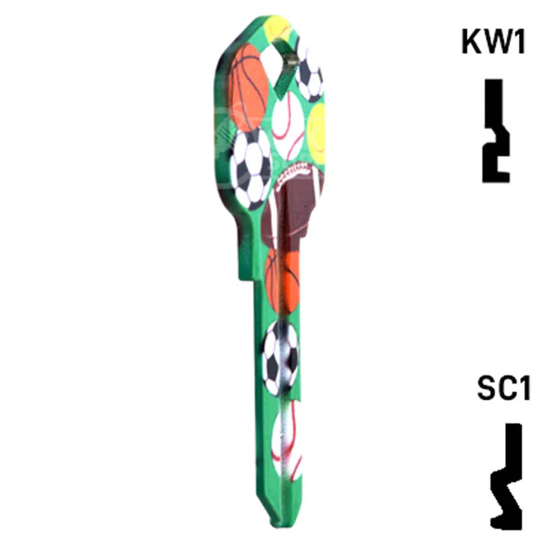 Happy Keys- Sports Key (Choose Keyway) - Image 6