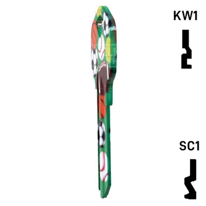 Happy Keys- Sports Key (Choose Keyway) - Image 9