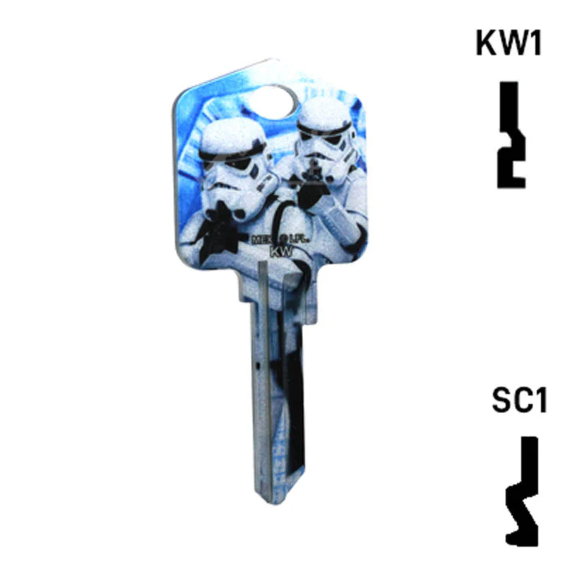 Happy Keys- Stormtroopers Key (Choose Keyway) - Image 15