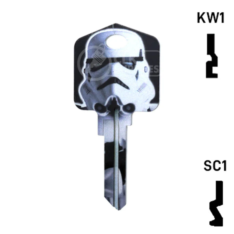 Happy Keys- Stormtroopers Key (Choose Keyway) - Image 24