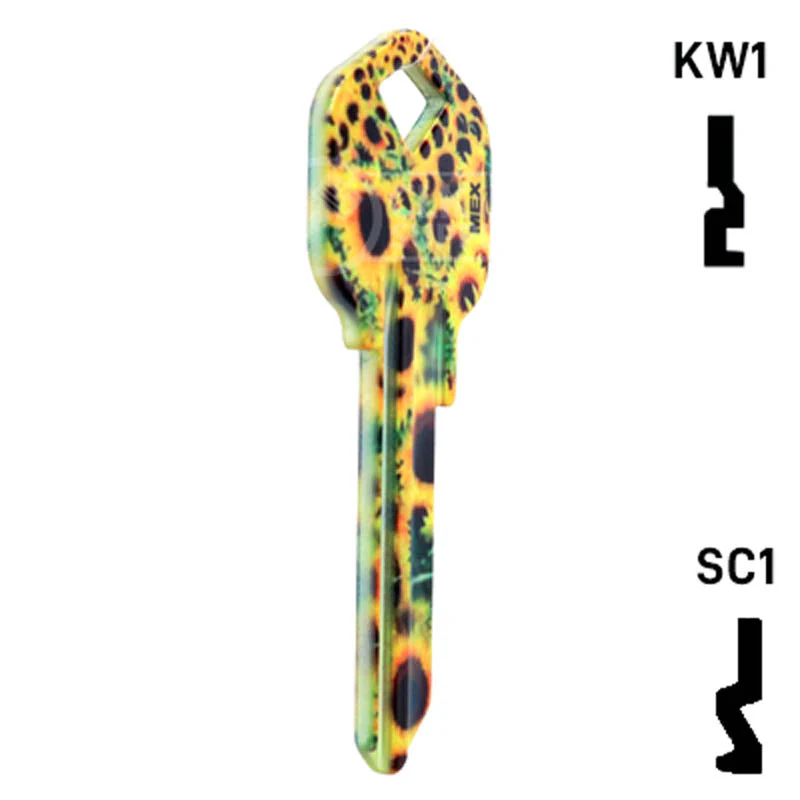 Happy Keys- Sunflowers Key (Choose Keyway) - Image 17