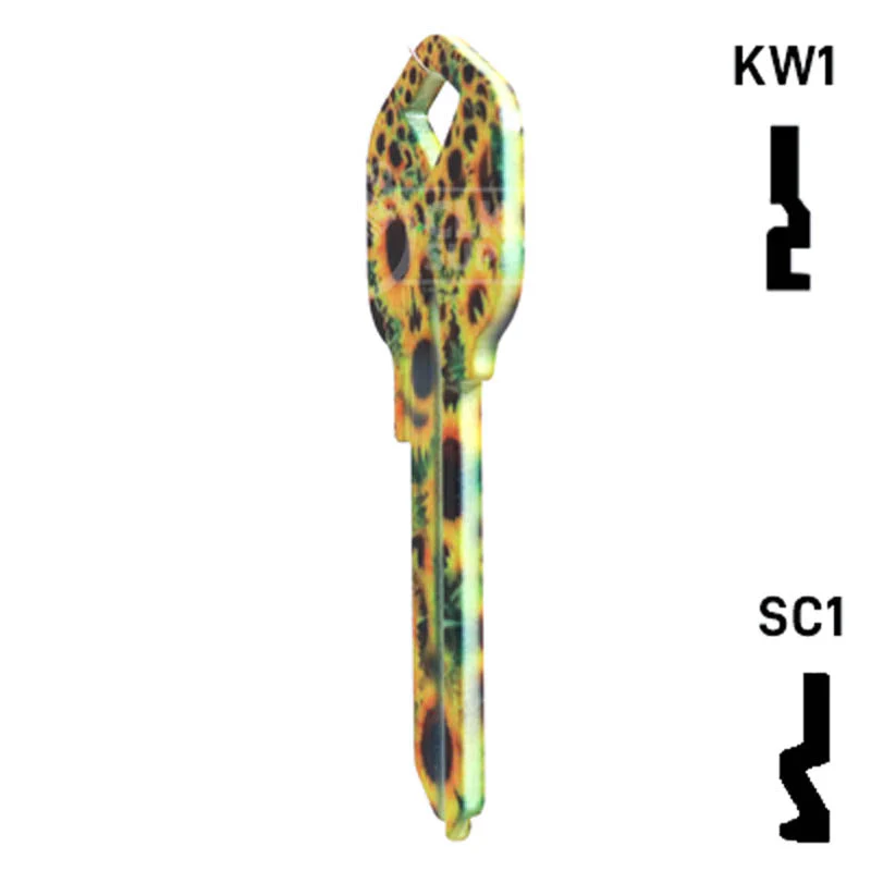 Happy Keys- Sunflowers Key (Choose Keyway) - Image 21