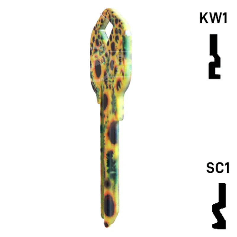 Happy Keys- Sunflowers Key (Choose Keyway) - Image 9