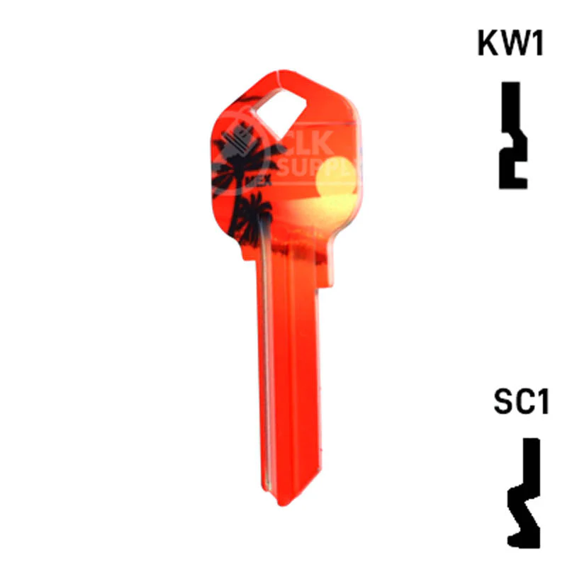 Happy Keys- Sunset Key (Choose Keyway) - Image 11