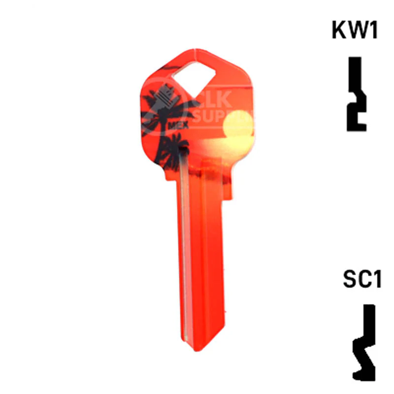Happy Keys- Sunset Key (Choose Keyway) - Image 12