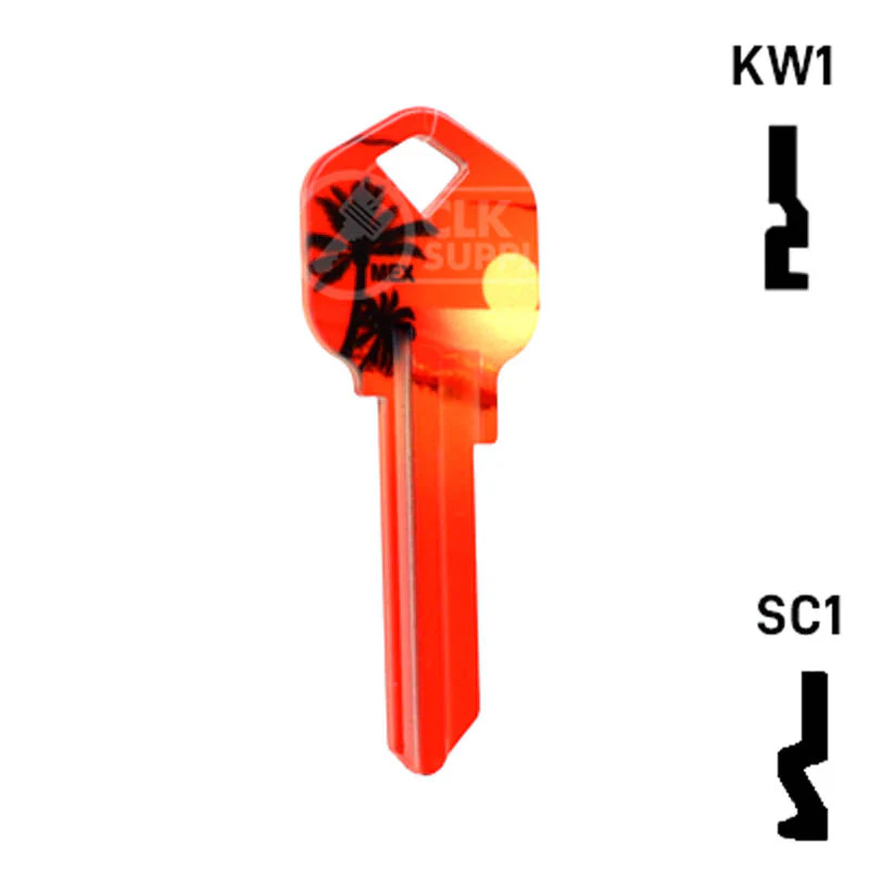 Happy Keys- Sunset Key (Choose Keyway) - Image 15