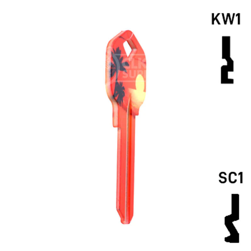 Happy Keys- Sunset Key (Choose Keyway) - Image 5